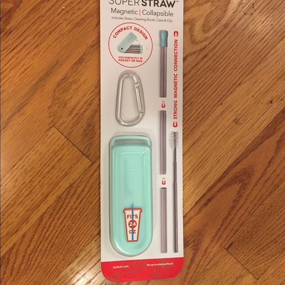 Collapsible Super Straw with Case - NIP - Picture 2 of 8